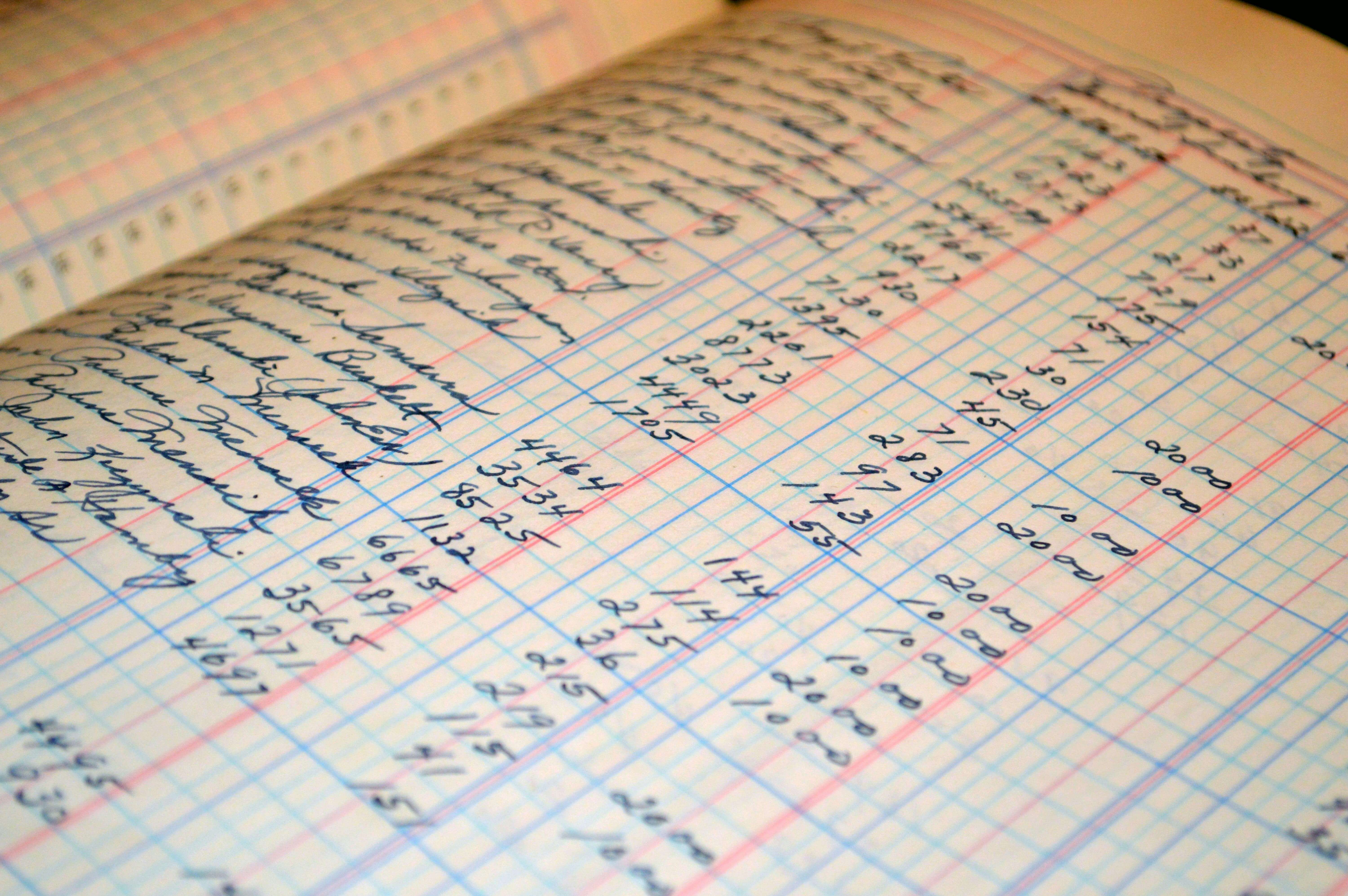 Accounting books